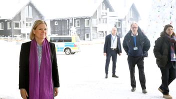 Magdalena Andersson hamnar alltmer i kylan. På två år har var tredje fått minskat förtroende för henne. Foto: Pontus Lundahl/TT