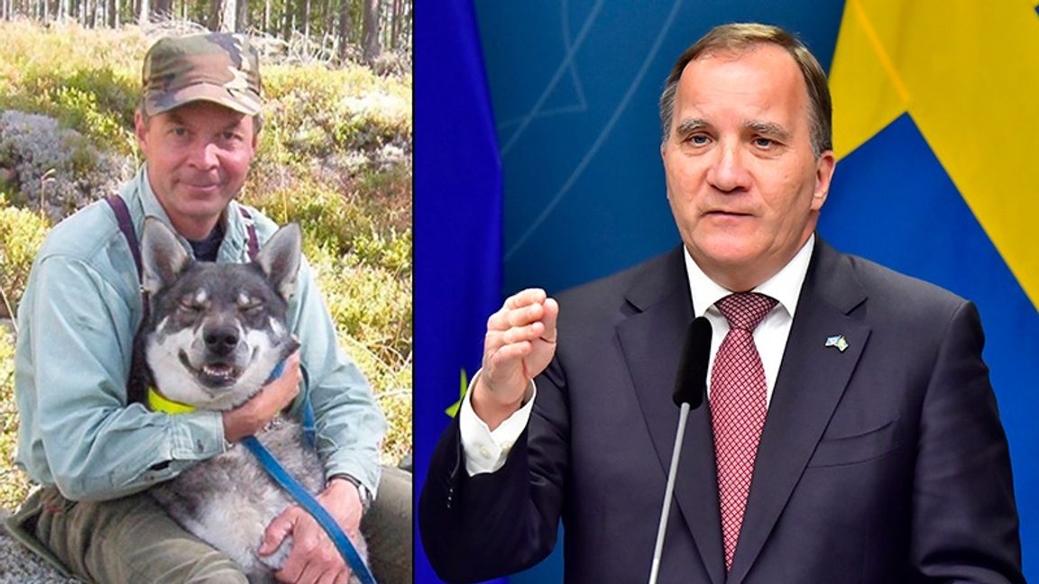 Karl Hedin till vänster. Statsminister Stefan Löfven (S) till höger. Foto: Privat/Jonas Ekstromer/TT.