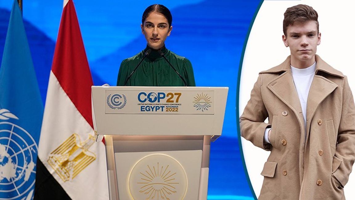 Miljö- och klimatminister Romina Pourmokhtari hade det tufft på COP27. Foto: Peter Dejong AP/TT