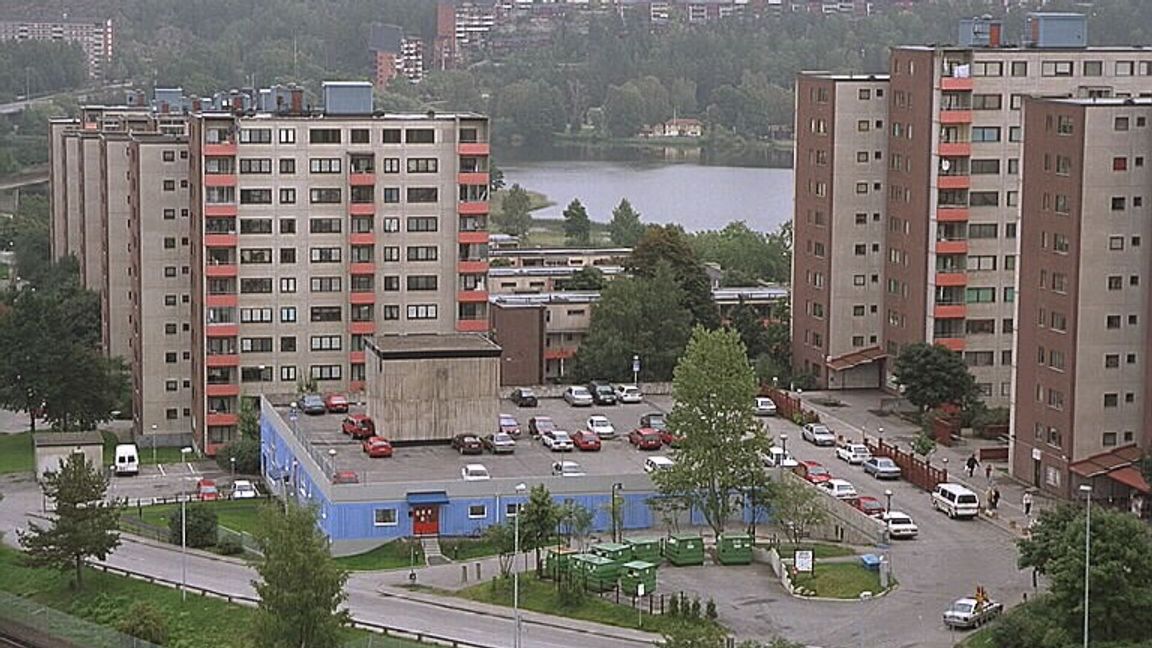 Fittja i norra Botkyrka. Foto: Bengt A. Lundberg (CC BY-SA 2.5)