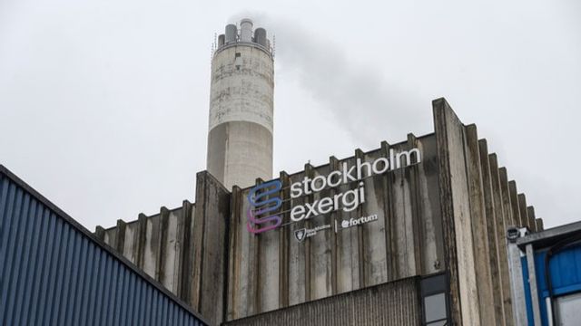 Stockholm Exergi satsar 13 miljoner på koldioxidlagring. Foto: Anders Wiklund/TT.