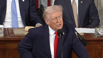 Donald Trump höll det längsta State of the Union-talet i modern tid. Foto: Youtube