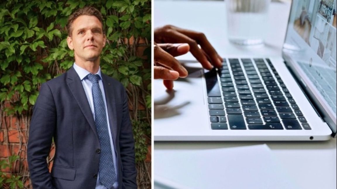 Oppositionsborgarrådet Christofer Fjellner (M). Foto: Linus Sundahl-Djerf/SvD/TT/Pexels.