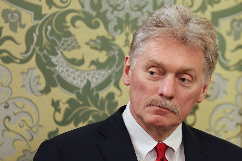 Kremls talesperson Dmitrij Peskov. Arkivbild. Foto: Yury Kochetkov/pool via AP/TT