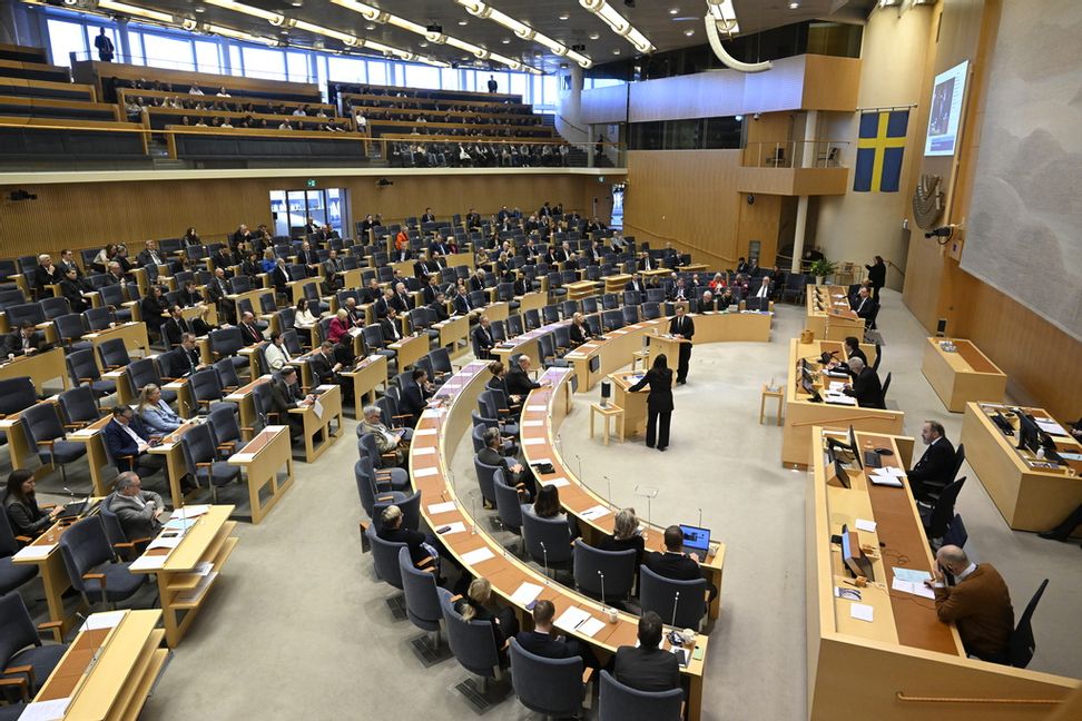 M, KD, L och SD röstade för att ta bort förbudet mot brytning av uran. Arkivbild. Foto: Jessica Gow/TT