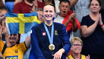 Sarah Sjöström är OS-drottning efter dubbla guld. Foto: Jonas Ekströmer/TT