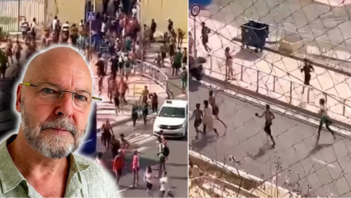 Krisen vid Ceuta blottlägger sprickorna i EU:s gränspolitik. Foto: Privat/Skärmdump via El Tiempo/YouTUbe