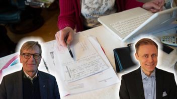 Sjukskrivningar kan slå hårt mot småföretagare. Bo Hansson till vänster, Micael Hamberg till höger. Foto: FREDRIK SANDBERG / TT