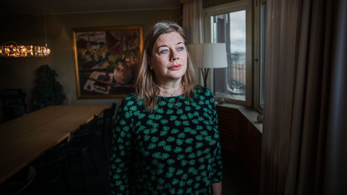 Malin Ragnegård, ordförande för Kommunal. Foto: Linus Sundahl-Djerf SVD / TT 
