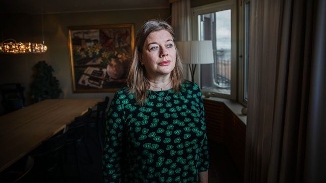 Malin Ragnegård, ordförande för Kommunal. Foto: Linus Sundahl-Djerf SVD / TT 