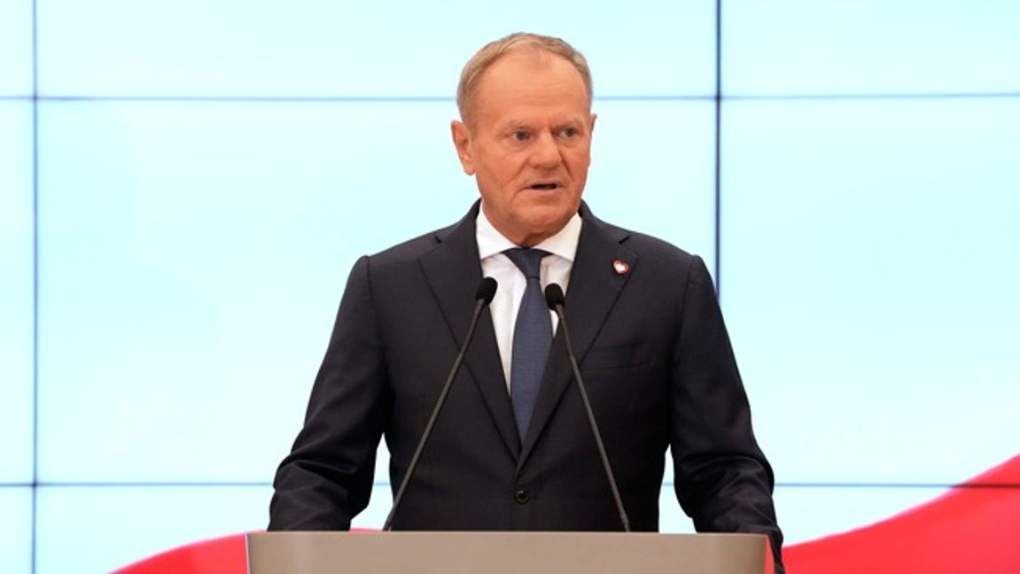 Polens president Donald Tusk. Foto: AP