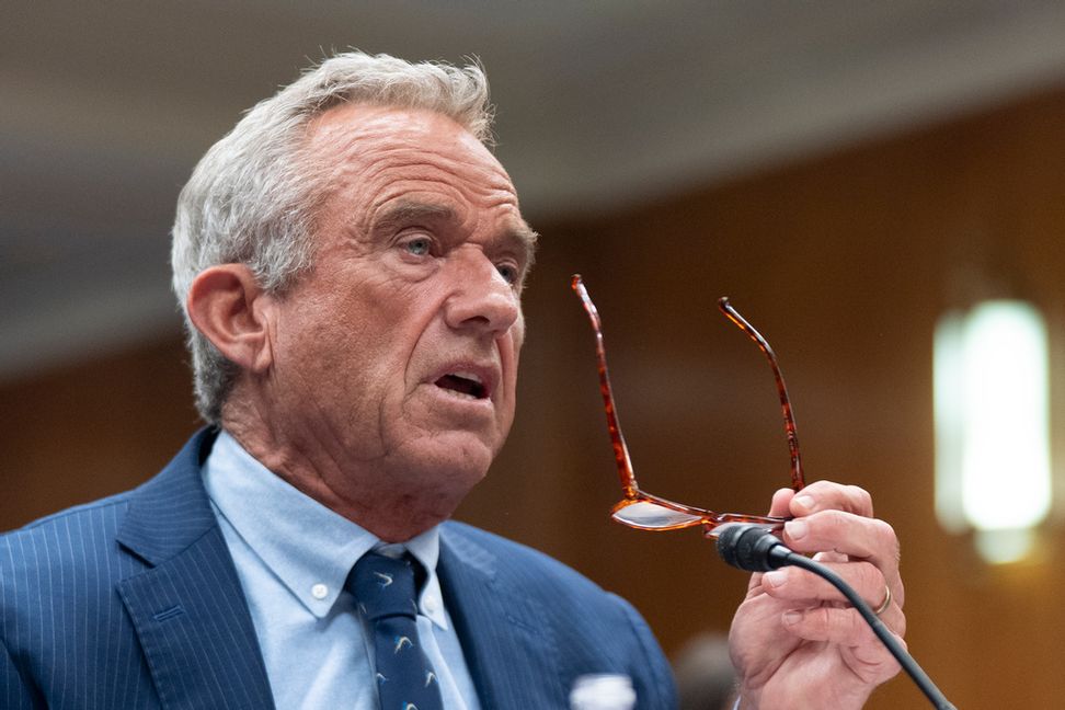 USA:s hälsominister Robert F Kennedy, fotograferad under en utfrågning i senaten förra veckan. Foto: Manuel Balce Ceneta/AP/TT
