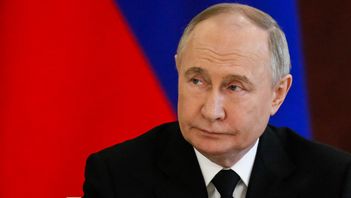 Rysslands president Vladimir Putin fotograferad i Moskva i veckan. Foto: YURY KOCHETKOV/AP/TT