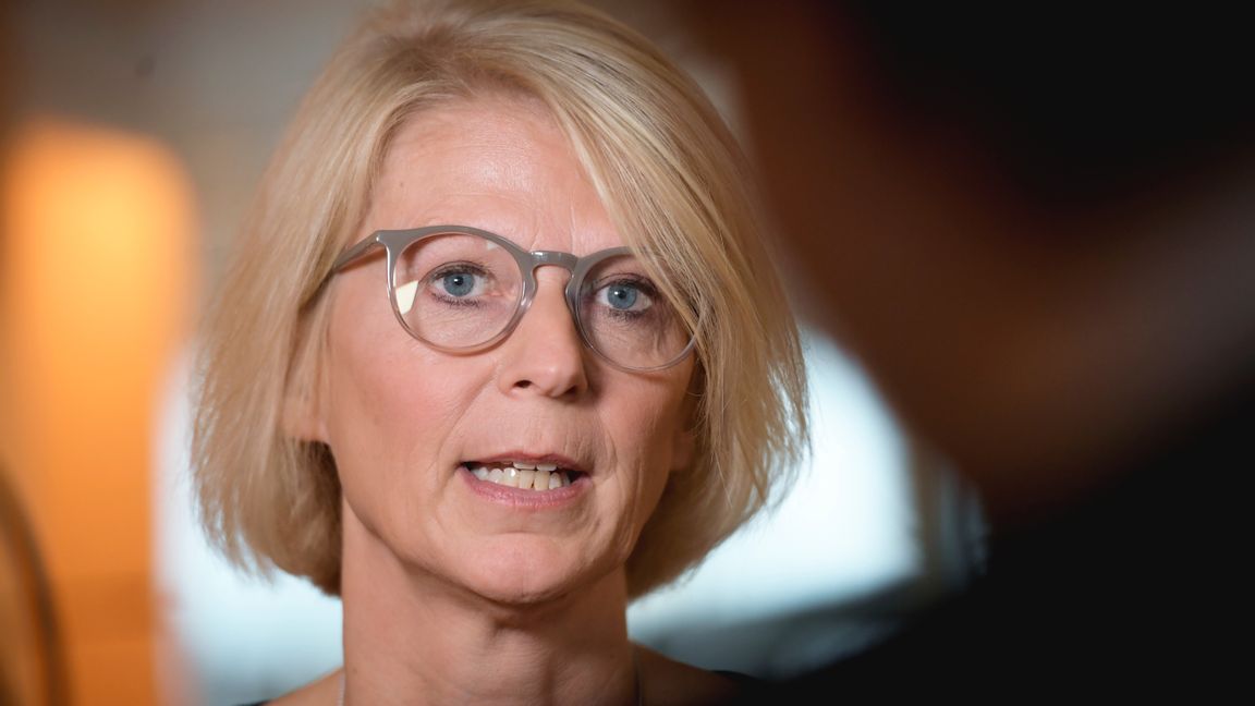 Moderaternas ekonomisk-politiska talesperson Elisabeth Svantesson tycker att regeringen gör för lite mot arbetslösheten. Foto: Amir Nabizadeh/TT. 