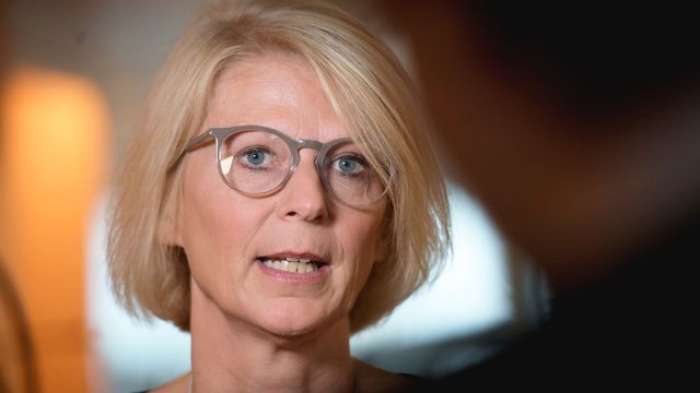 Moderaternas ekonomisk-politiska talesperson Elisabeth Svantesson tycker att regeringen gör för lite mot arbetslösheten. Foto: Amir Nabizadeh/TT.