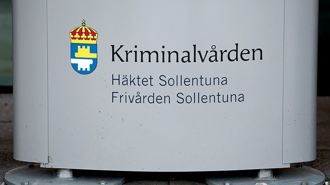 Kriminalvården i Sollentuna. Foto: Maja Suslin/TT