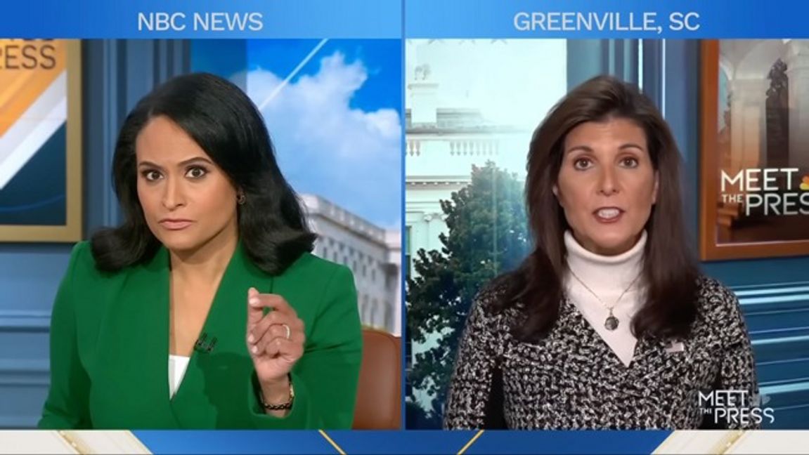 Nikki Haley gjorde ett misstag i en intervju på NBC:s Meet the Press, skriver Ronie Berggren.