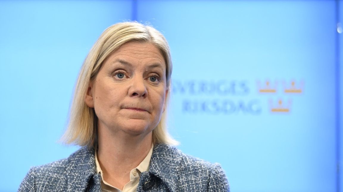 Avgående statsminister Magdalena Andersson (S) är inte alltför kritisk till delar av förslagen i Tidöavtalet. Foto: Jessica Gow/TT