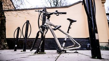 Cykel utan däck. Arkivbild. Foto: Janerik Henriksson/TT.