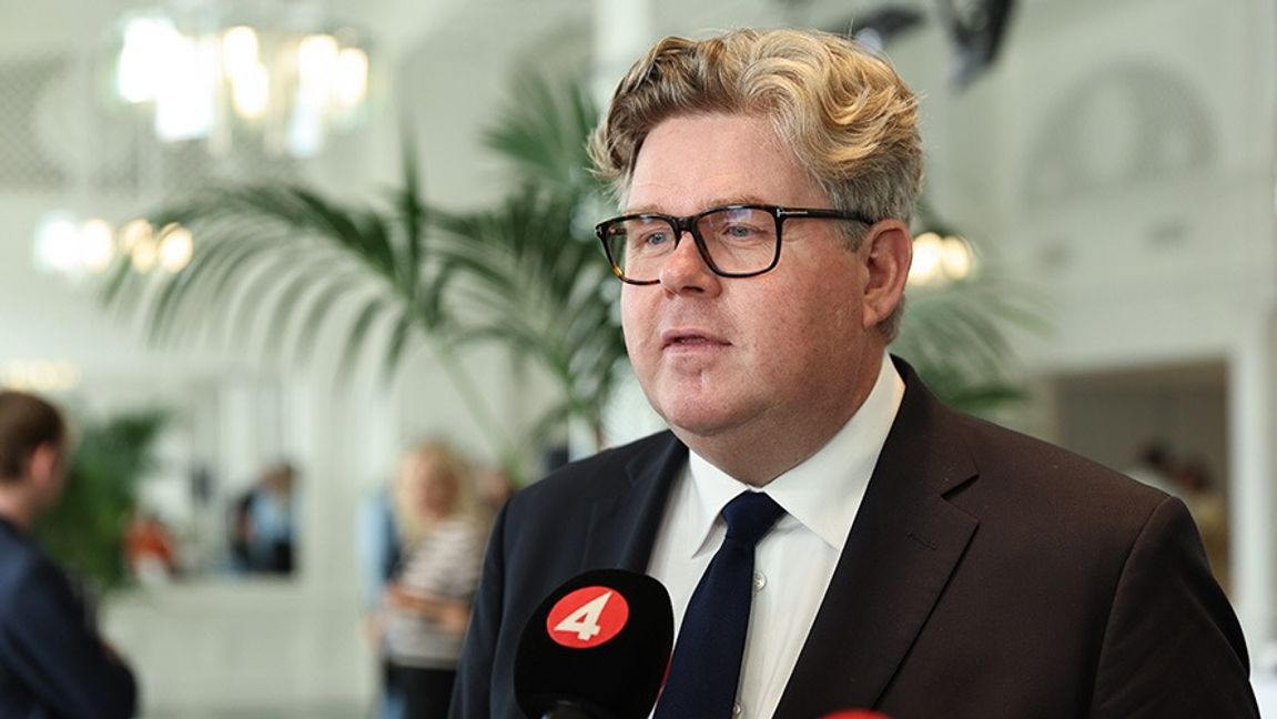Justitieminister Gunnar Strömmer (M). Foto: Caisa Rasmussen/TT