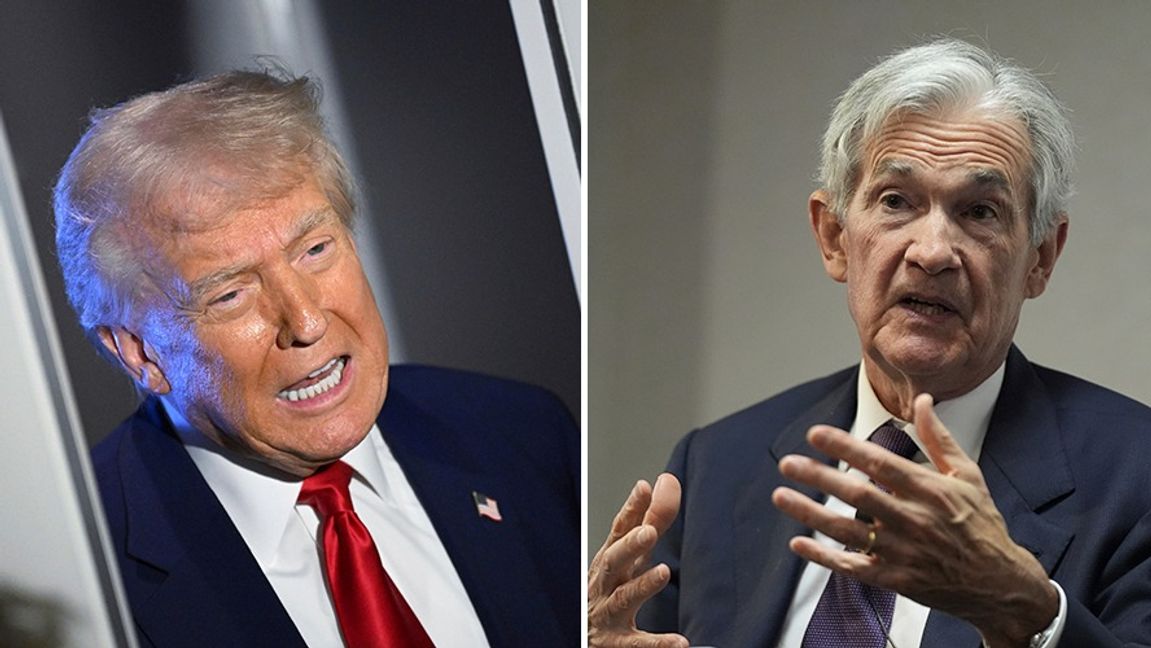 Donald Trump och Jerome Powell. Foto: Manuel Balce Ceneta/AP/TT