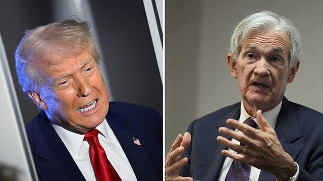 Donald Trump och Jerome Powell. Foto: Manuel Balce Ceneta/AP/TT