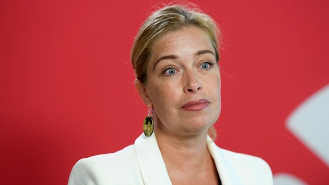 Annika Strandhäll. Foto: Maja Suslin/TT.