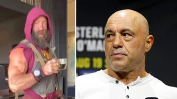 ”Liver King” greps i Austin efter att ha utmanat Joe Rogan att slåss ”man mot man”. Foto: Instagram/Gregory Payan/AP/TT