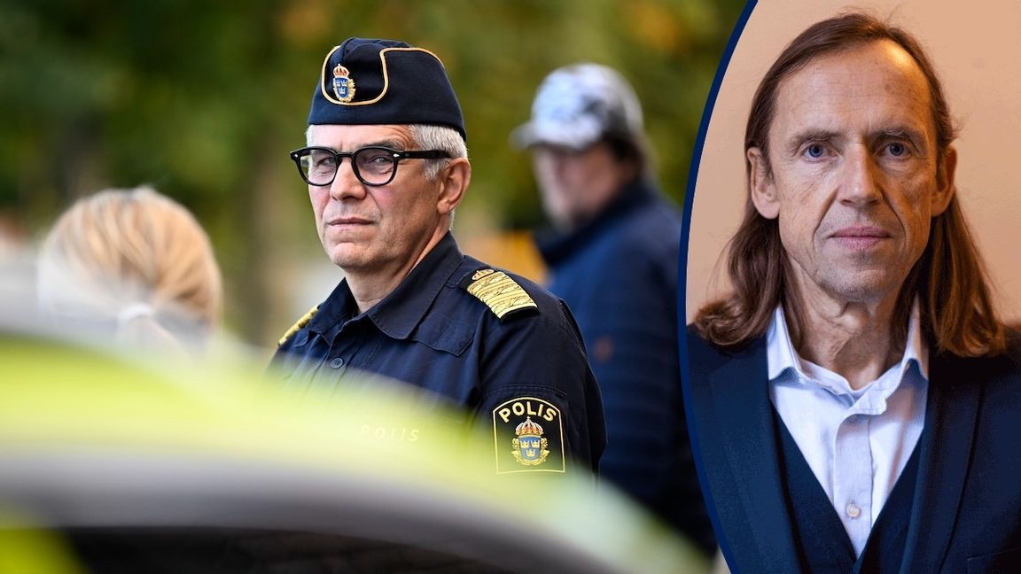 Anders Thornberg leder en polis som får allt svårare att hålla jämna steg med den grova kriminaliteten. Foto: Johan Nilsson/TT