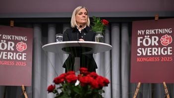 S-ledaren Magdalena Andersson. Foto: Björn Larsson Rosvall/TT