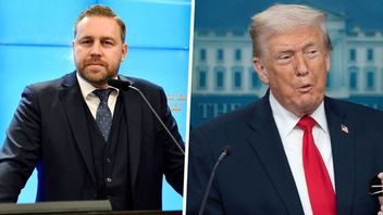 Mattias Karlsson (SD) och Donald Trump. Foto: Jessica Gow/TT/Mark Schiefelbein/AP/TT.