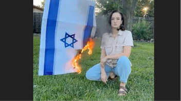 Alicia Lapp skyller det mesta av världens problem på Israel. Foto: Skärmdump X