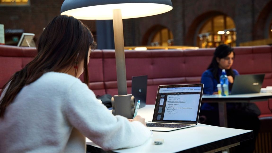 Unga kvinnor med invandrarbakgrund är den grupp som i störst utsträckning läser vidare efter gymnasiet. Arkivbild Foto: FREDRIK PERSSON/TT