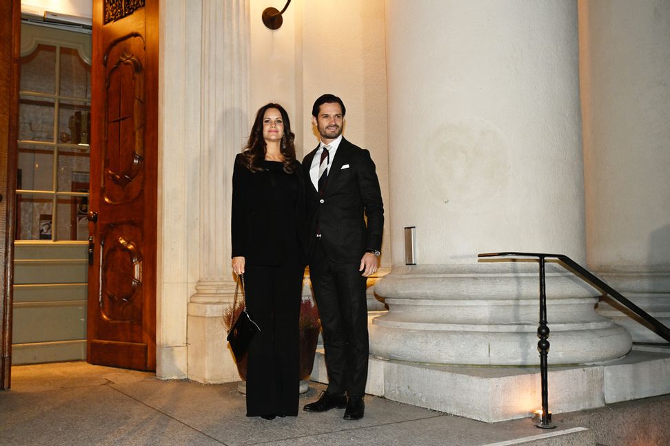 Prins Carl Philip och prinsessan Sofia i slutet av december. Foto: Pontus Lundahl/TT