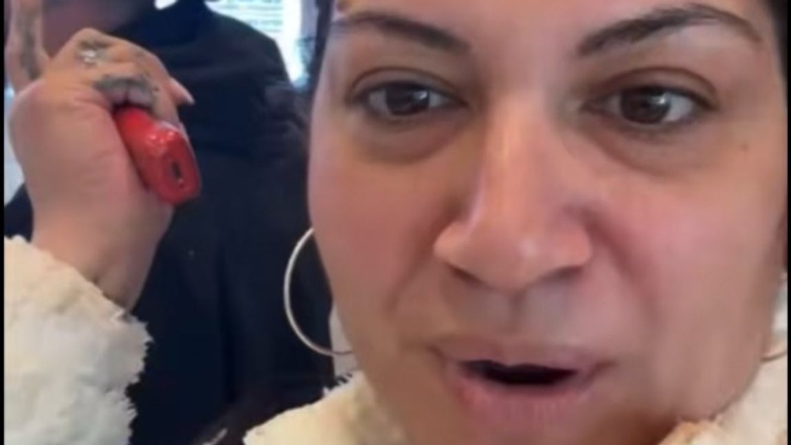 Kunden Erika Lindemyer. Foto: Skärmdump/Tiktok