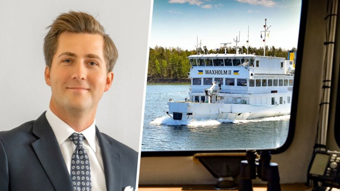 Regionrådet Carl-Johan Schiller (KD) avfärdar miljövinsterna med nya fartyg: ”Att bygga nytt kostar mer för klimatet än att uppgradera det vi har”. Foto: Ellen.westerberg, CC BY-SA 4.0, via Wikimedia Commons/Jonas Ekströmer/TT.