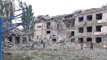 Skola i Kramatorsk efter rysk bombning. Foto: Dsns.gov.ua (CC BY 4.0) 