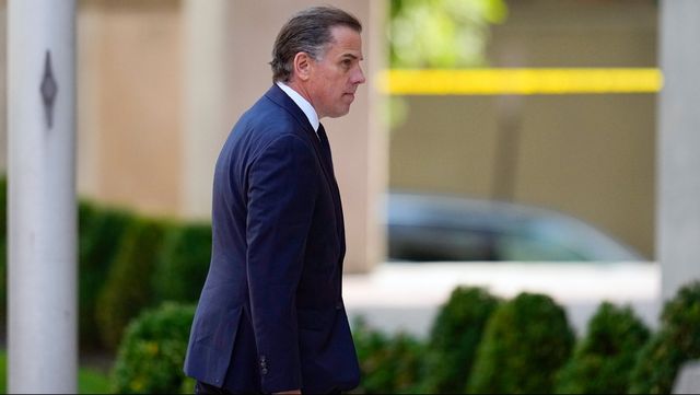 President Joe Bidens son Hunter Biden. Arkivbild. Foto: JULIO CORTEZ/AP/TT