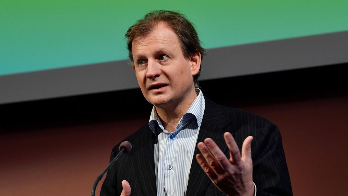 Greenpeace kampanjledare och före detta Miljöpartisten Carl Schlyter. Foto: Jonas Ekströmer/TT
