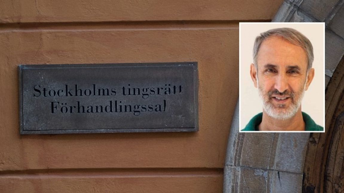 Stockholms tingsrätt där rättegången kommer att hållas och foto på Hamid Noury. Foto: Maja Suslin/TT respektive Polisen.