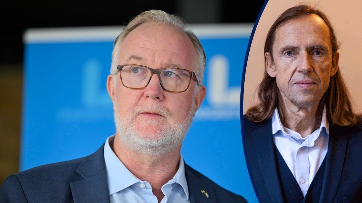 Rektorer behöver fler verktyg för att kunna göra skolan till en zon fri från brottslighet och kunna stoppa nyrekryteringar till gängen, sade utbildningsminister Johan Pehrson (L) vid en pressträff i Malmö på fredagen. Foto: Johan Nilsson/TT