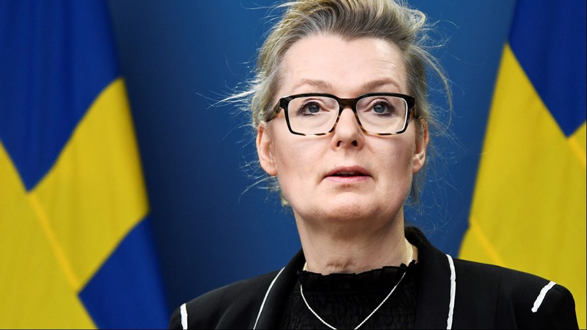 Skolminister Lina Axelsson Kihlblom (S) är klar med ett förslag om förbud för nya religiösa friskolor. Foto: Lars Schröder/TT (Arkivbild)