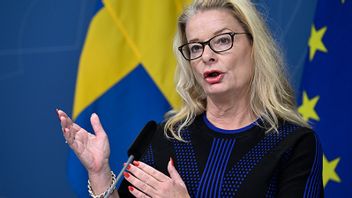 Skominister Lotta Edholm (L) är besviken på Skoverkets insatser. Foto: Henrik Montgomery/TT