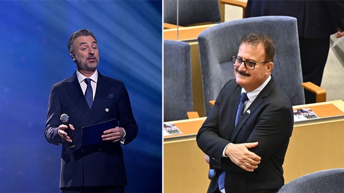 Tareq Taylor och Jamal El-Haj. Bild: Henrik Montgomery/TT/Anders Wiklund/TT