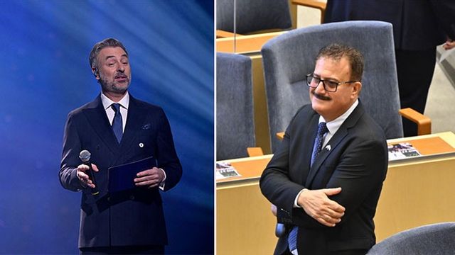 Tareq Taylor och Jamal El-Haj. Bild: Henrik Montgomery/TT/Anders Wiklund/TT