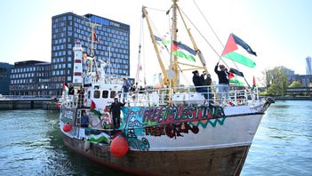 SKMA:s ordförande har tidigare stöttat Ship to Gaza, en organisation för att bryta blockaden som  infördes efter att Hamas tog makten. Foto: Johan Nilsson/TT