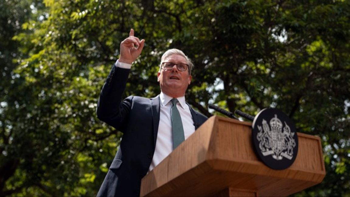 Labours partiledare Keir Starmer. Foto: Carl Court/AP/TT.