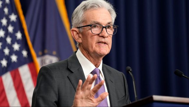 USA:s centralbankschef Jerome Powell vill se mer bevis för att inflationen sjunker mot målet för att slå till med räntesänkninar. Arkivbild. Foto: SUSAN WALSH/AP