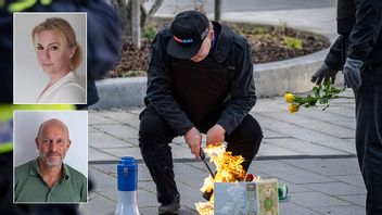 Dagens debattörer Åsa Tallroth och Staffan Gunnarson (MED). Väst erbjuder frihet till såväl gudsdyrkan som hädelse – Rasmus Paludan brukar den sistnämnda friheten. Foto: MED/ Johan Nilsson/TT