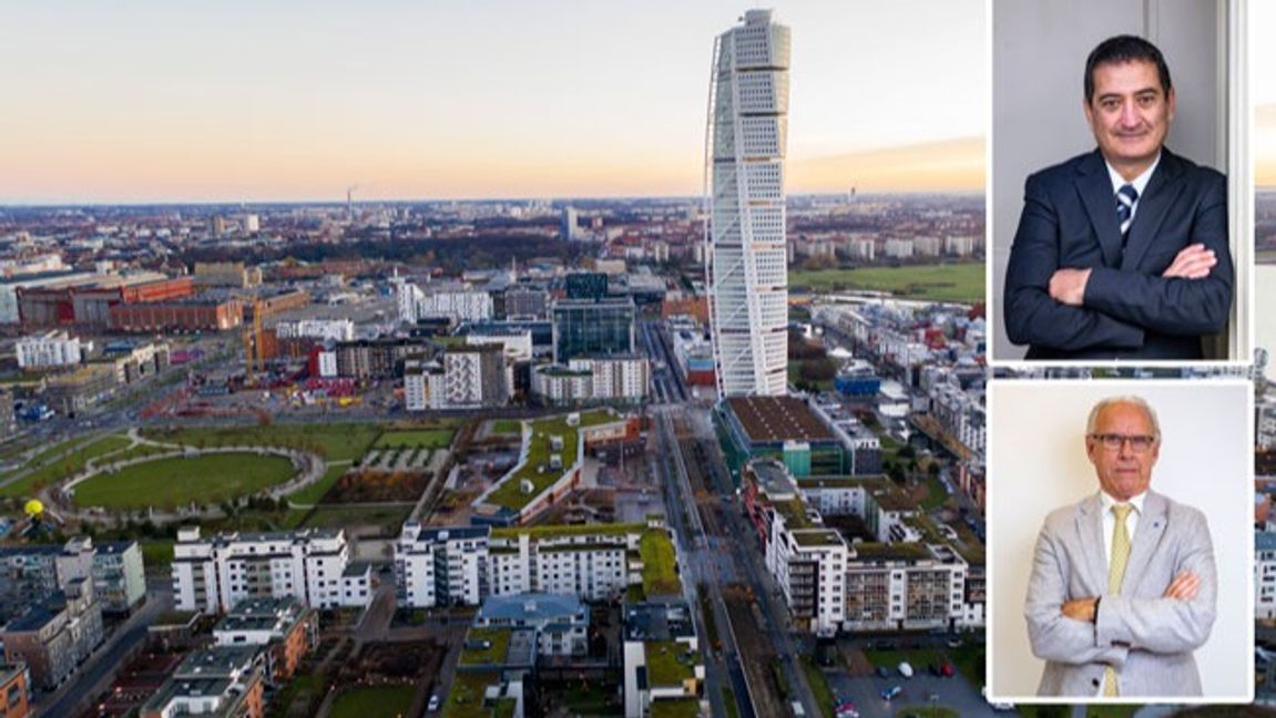 Sameh Egyptson (KD) och Torsten Elofsson (KD). Foto: Johan Nilsson/TT/Pressbild.